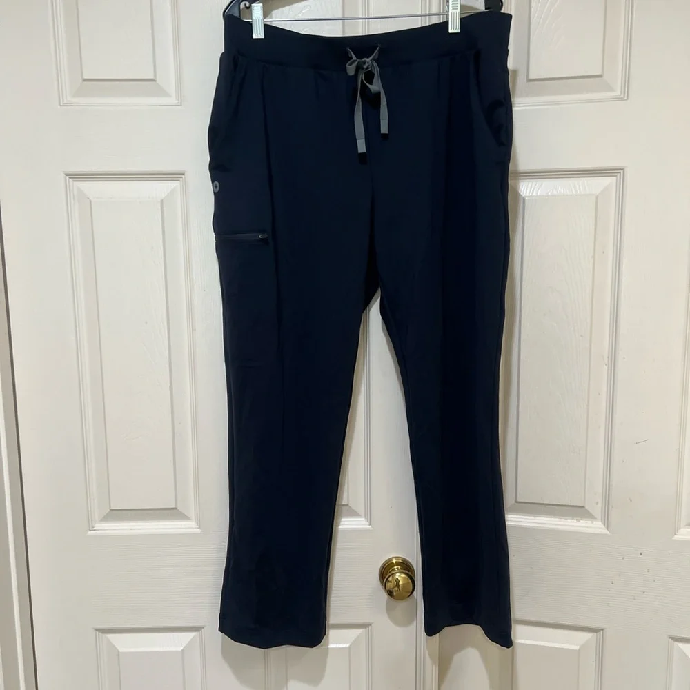 FIGS Technical Collection Men’s Sz XL Norris Straight Leg Navy Blue Scrub Pants